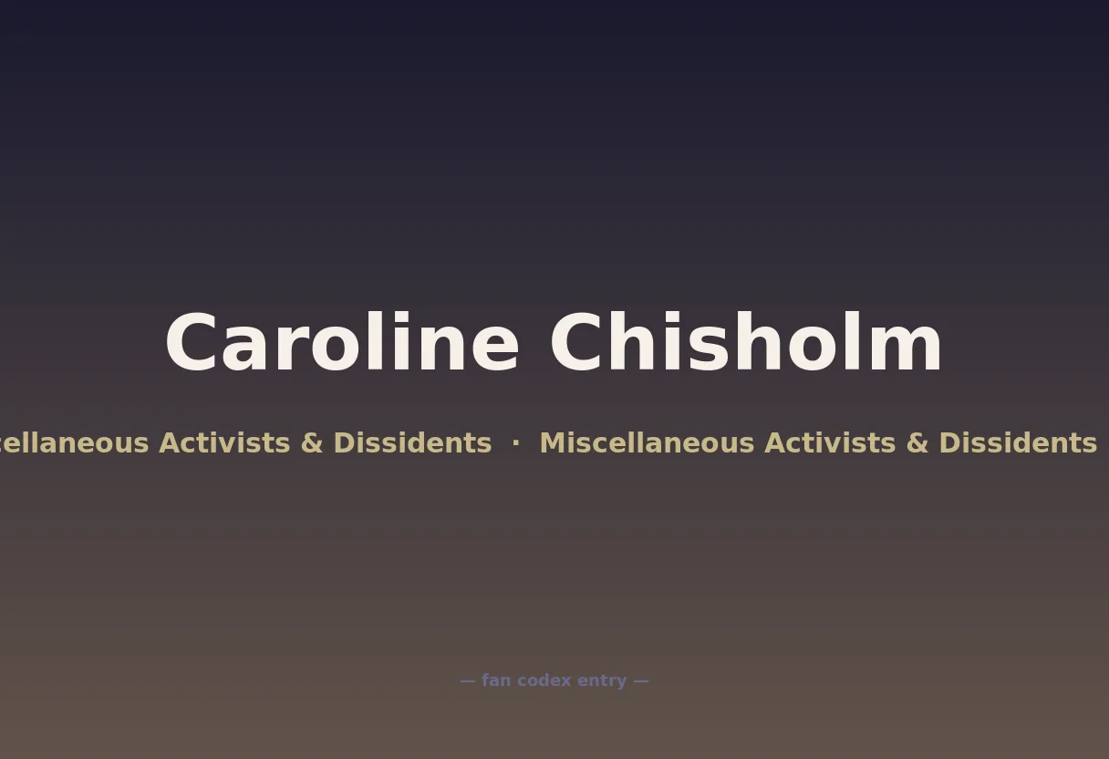 Caroline Chisholm
