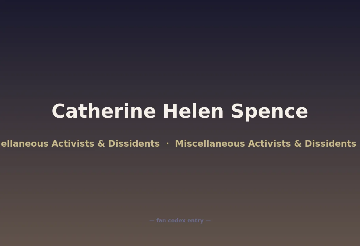 Catherine Helen Spence