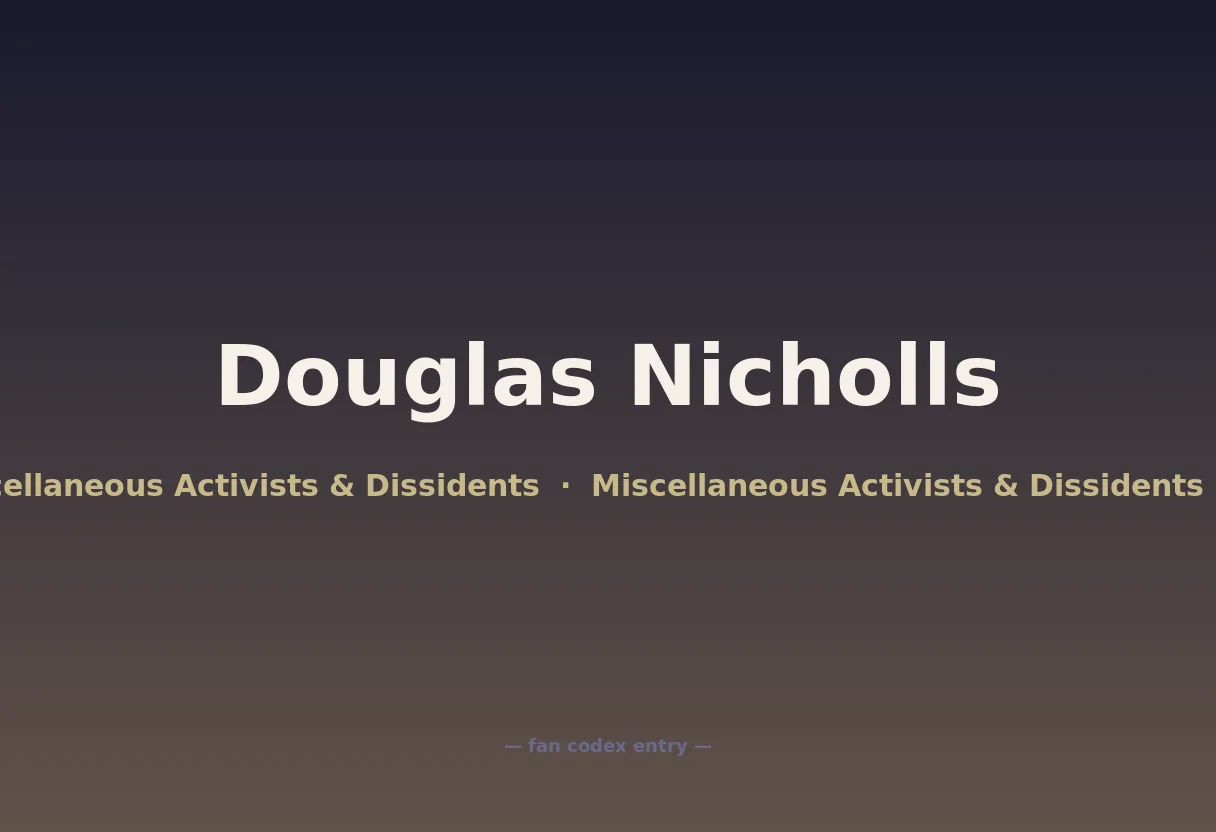 Douglas Nicholls