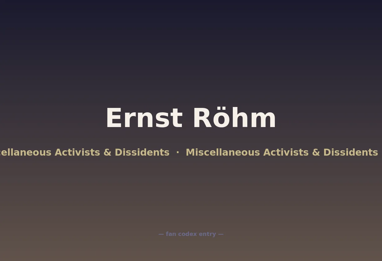 Ernst Röhm