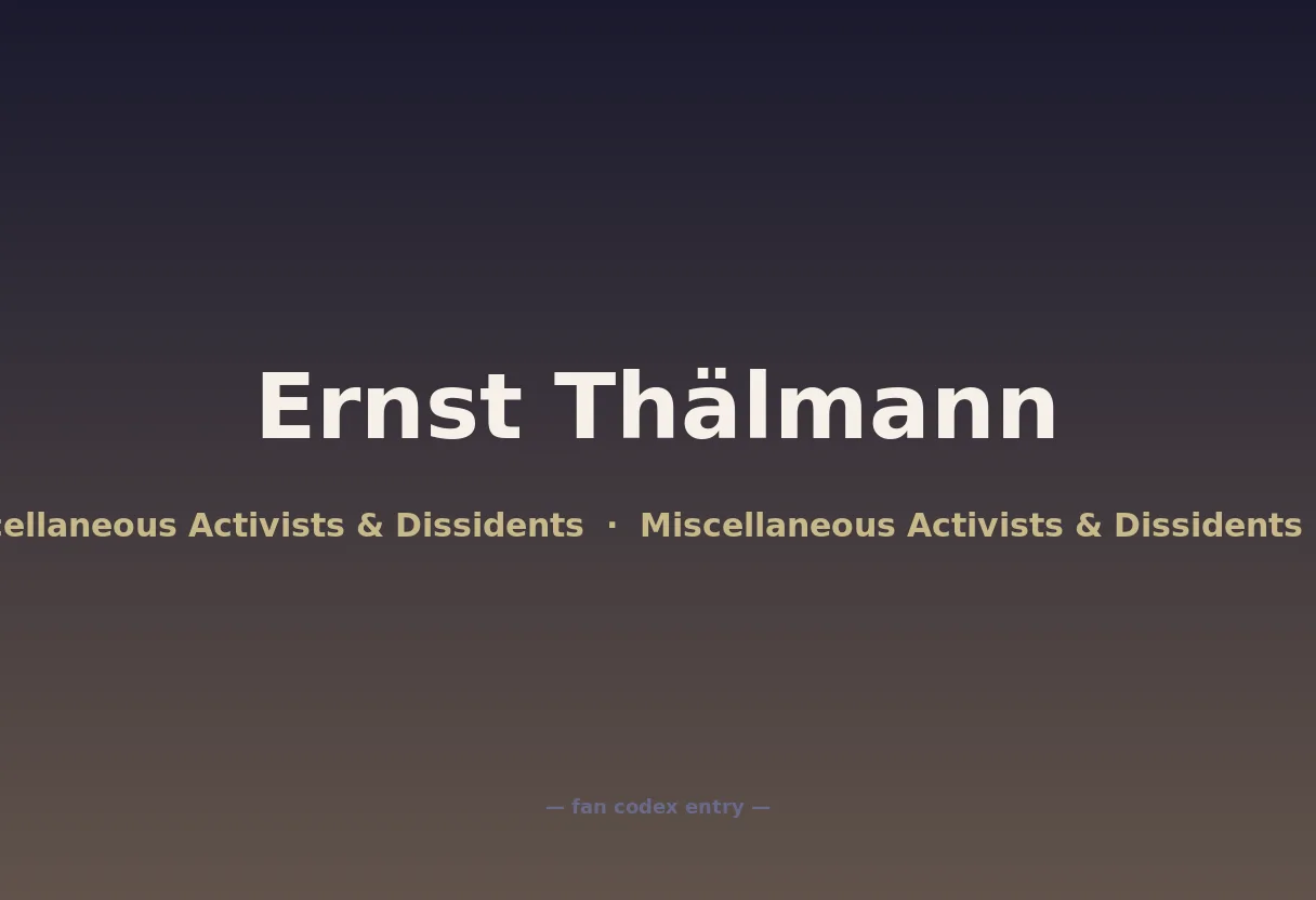 Ernst Thälmann