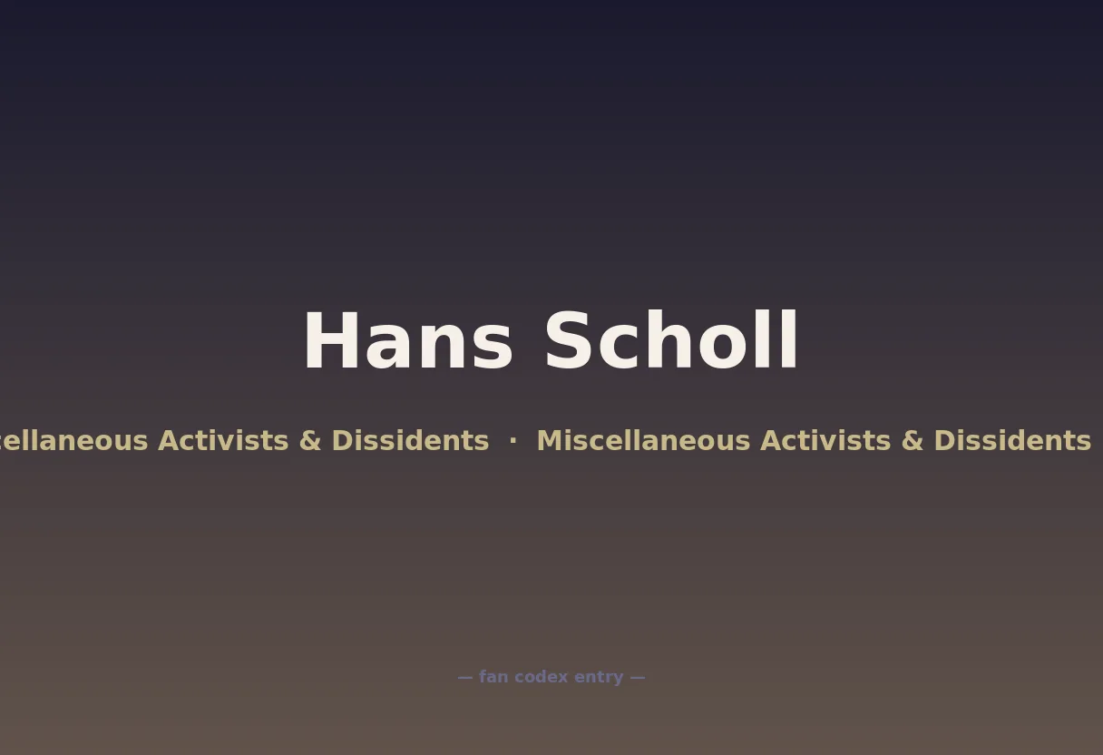 Hans Scholl