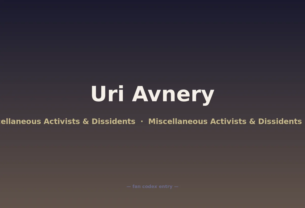 Uri Avnery