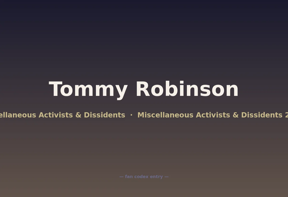Tommy Robinson